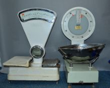 TWO SETS OF AVERY SHOP SCALES, some minor wear