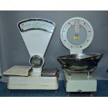 TWO SETS OF AVERY SHOP SCALES, some minor wear