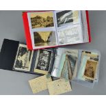 TWO POSTCARD ALBUMS, contents dating from the Victorian/Edwardian era to the early 20th Century,