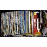 A TRAY OF OVER ONE HUNDRED AND TWENTY L.P'S AND 7'' SINGLES, items of note include Heatwave by