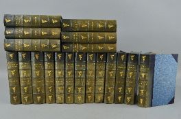 MARRYAT, CAPTAIN, The 'King's Own' edition, Routledge & Sons, 1903, nineteen volume set in half