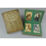 TWO ALBUMS OF POSTCARDS, contents dating from Victorian/Edwardian era to the mid 20th Century
