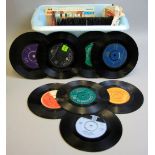 A BOX OF OVER EIGHTY SINGLES, artists include Johnny Standley, The Rolling Stones, Manfred Mann,