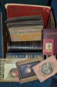 A BOX OF BOOKS, to include Ainsworth, W.F., 'The Earth Delineated with Pen and Pencil.... all