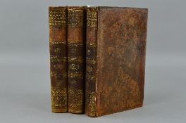 'THE FEMALE REVOLUTIONACY PLUTARCH....', 1st edition, 1805/6, 3 vol set in full leather bindings
