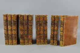 THE WORKS OF WILLIAM ROBERTSON, D.D., twelve volume set, Pub. W. Sharpe & Son, 1820, full leather