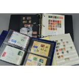 STAMPS AND POSTAL HISTORY, GERMANY, to include two albums and one stockbook (lightly filled)