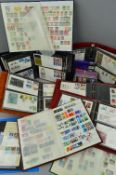 NINE BINDERS OF STAMPS AND COVERS, with Great Britain including First Day Covers