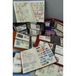 NINE BINDERS OF STAMPS AND COVERS, with Great Britain including First Day Covers