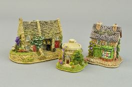 THREE BOXED LILLIPUT LANE SCULPTURES FROM BEATRIX POTTER SERIES, 'Yew Tree farm' L2421 'Ginger and