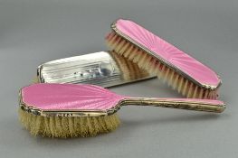 THREE SILVER BRUSHES