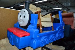 A LITTLE TIKES THOMAS THE TANK ENGINE BED, with mattress