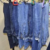EIGHT PAIRS OF DIESEL JEANS, size 32W