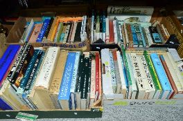 FOUR BOXES OF BOOKS, to include Antique collecting etc