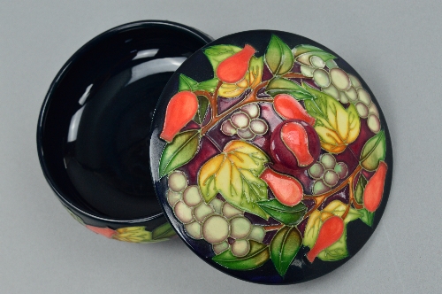 A MOORCROFT 'WINTER HARVEST' BOWL AND COVER, designed by Sian Leeper and dated 2003, the base - Image 2 of 4