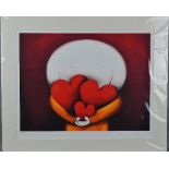 DOUG HYDE (BRITISH 1972), 'The Gift of Love', A Limited Edition print of a figure holding three