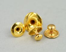 FOUR 9CT DRESS STUDS, approximate weight 3.3 grams