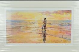 GORDON KING (BRITISH 1939), 'Calm Sunset', a Limited Edition Artists Proof print, 12/29, of a