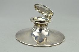 A SILVER INKWELL