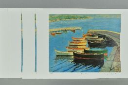 WINSTON CHURCHILL (BRITISH 1874-1965), 'A Study of Boats', Limited Edition prints, numbered 331,