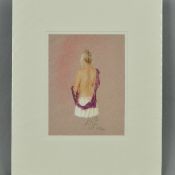 KAY BOYCE (BRITISH CONTEMPORARY) 'Lucy' a limited edition print 257/650 of a scantily clad woman,