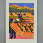 RICHARD PARGETER (BRITISH CONTEMPORARY), 'Le Pays Des Reves II', An Artists Proof print, 2/25,