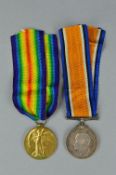 AN IMPRESSIVE GROUP OF WWI MEDALS, together with family dog tags and photograph of the recipient,