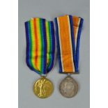 AN IMPRESSIVE GROUP OF WWI MEDALS, together with family dog tags and photograph of the recipient,