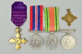 A SELECTION OF MEDALS, to include two WWII Defence medals, British WWII War medal, a St. John