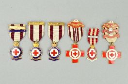 A NUMBER OF BRITISH RED CROSS MEDALS, to include three x three Years Service, numbered 17474, 12471,