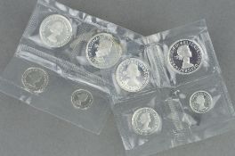 MAUNDY MONEY TWO SETS OF COINS 2010, sealed capsules one, two, three, four pence (8 coins)