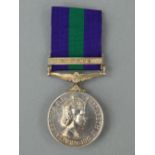 ERII GENERAL SERVICE MEDAL, bar Cyprus, correctly named to 234981 Pte. C. White A & S Highlanders