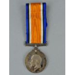 A WWI BRITISH WAR MEDAL, correctly named to 166433 Sapper T.R. Hartwell, Royal Engineers, Thomas Rei