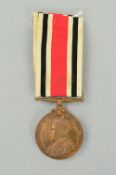 A GEORGE V BRONZE MEDAL FOR FAITHFUL SERVICE IN THE SPECIAL CONSTABULARY, correctly named to