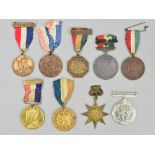 SIX CORONATION MEDALS, and three other miscellaneous medals