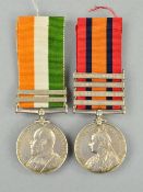 A QUEENS SOUTH AFRICA AND KINGS SOUTH AFRICA PAIR OF MEDALS, named to 5768 Pte J. Anderson, 2, Yorks