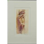GORDON KING (BRITISH 1939) 'JOY', an artist proof print 7/39 of a young woman wearing a hat, signed,