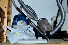 A VAX DYNAMO POWER VACUUM CLEANER, and a Hitachi vacuum cleaner (2)