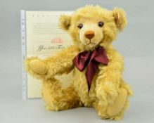 A BOXED LIMITED EDITION STEIFF 'YEAR 2000 TEDDY BEAR', limited edition No 8520, No 670374, blonde