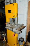 A PERFORM BY AXMINSTER BANDSAW, model CCVBB with grinder, resaw guide and two spare blades