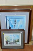 JANET SWANBOROUGH, TWO LIMITED EDITION PRINTS 'SIESTA' 257/1250 AND 'SAMSON' 324/497 signed and