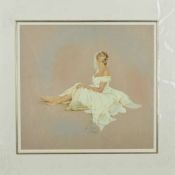 KAY BOYCE (BRITISH - CONTEMPORARY) 'MICHELLE II', a limited edition print 360/500 of a woman dressed