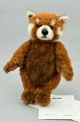 A BOXED LIMITED EDITION RED PANDA TED, No 751/2000, No 663253, reddish/brown/white fur, with