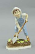 A ROYAL WORCESTER FIGURE, 'Saturday's Child Works Hard for a Living', No3524, approximate height