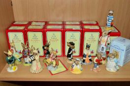 TWELVE ROYAL DOULTON BUNNYKINS FIGURES (ELEVEN WITH BOXES), to include unboxed limited 'Father