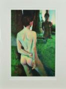 ROLF HARRIS (AUSTRALIAN - CONTEMPORARY) 'MIRRORED IMAGE', a limited edition print 144/695 of a