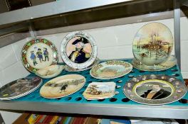 VARIOUS ROYAL DOULTON SERIES WARE PLATES AND DISHES, to include 'New Cavalier's' plate D3051