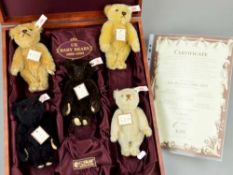A BOXED LIMITED EDITION STEIFF 'BABY BEAR SET 1989-1993', No 1151/1847 No 654497, comprising five