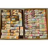 A COLLECTION OF MATCHBOX MODEL AIRCRAFT KITS, in two boxes containing over 60 kits, scale mainly 1: