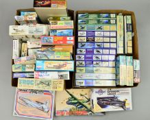 A COLLECTION OF MODEL AIRCRAFT KITS, from various manufacturers including HobbyBoss, Frog and